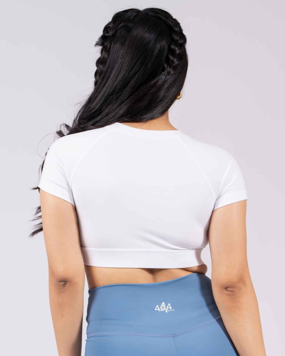 Bridgette Crop Top - Snow White